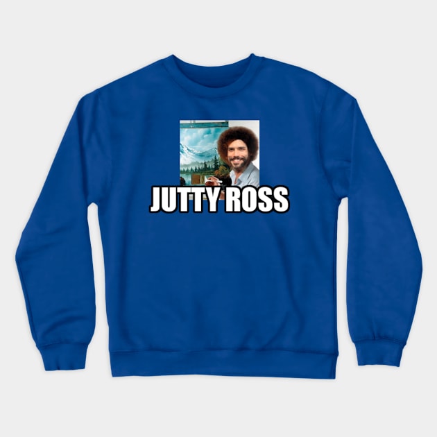 Jutty Dressed as Afro Artist Crewneck Sweatshirt by I make shirts that are funny to me